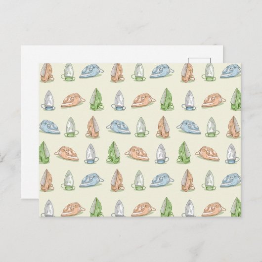 Eisenerz-Wäscheständer Postkarte (Vorne/Hinten)