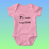 Eisenerzelement für Frauen Baby Strampler