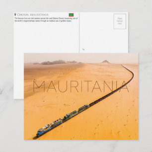 Eisenerzzug, Choum, Mauretanien Reise-Postkarte Postkarte