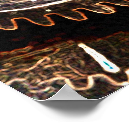 Eisengestänge Poster (Ecke)