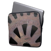 Eisengitter Laptopschutzhülle (Vorderseite Links)