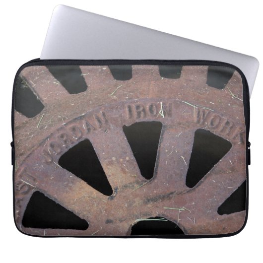 Eisengitter Laptopschutzhülle (Vorderseite)