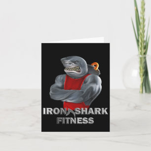Eisenhai Fitness Gym Bodybuilding Kraft Training Karte