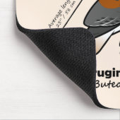 Eisenhaltige Falke-Statistiken Mousepad (Ecke)