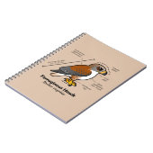 Eisenhaltige Falke-Statistiken Notizblock (Linke Seite)