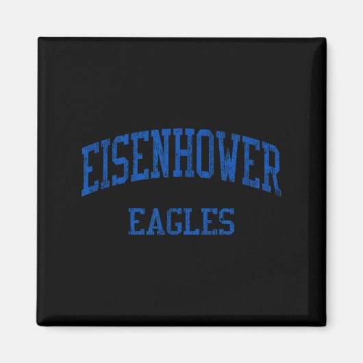 Eisenhower High School Hs Shelby Township Mi Vinta Magnet (Vorne)