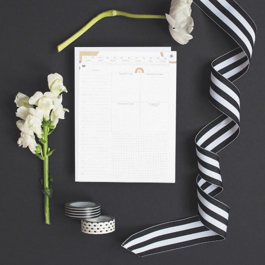 Eisenhower Matrix Undated Daily Notizblock