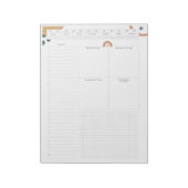 Eisenhower Matrix Undated Daily Notizblock (Rotiert)