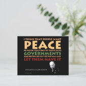 Eisenhower Postcard Postkarte (Stehend Vorderseite)