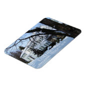 Eisenhower Zuhause, Winter, Gettysburg, PA Magnet (Linke Seite)