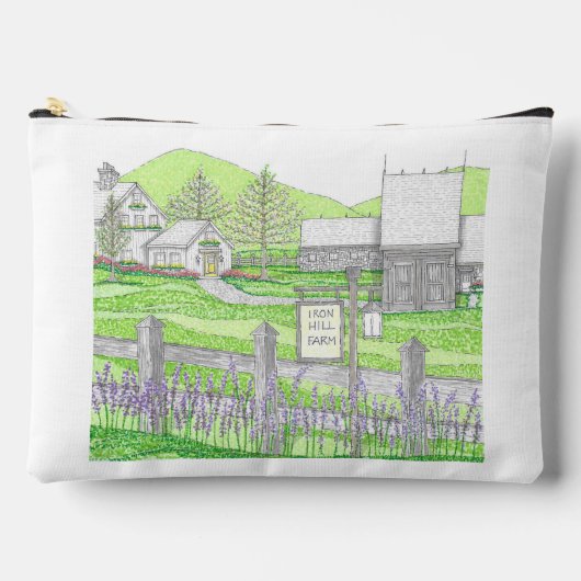 Eisenhügel Farm Große Zubehörtasche (Vorderseite)