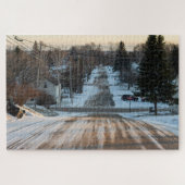 Eisenhut, Michigan im Winter Puzzle (Horizontal)