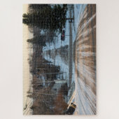 Eisenhut, Michigan im Winter Puzzle (Vertikal)