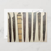 Eisenklingen für Schwerter Postkarte (Vorne/Hinten)