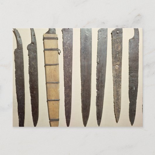 Eisenklingen für Schwerter Postkarte (Vorderseite)