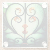 Eisenkraut Glasuntersetzer (Rückseite)