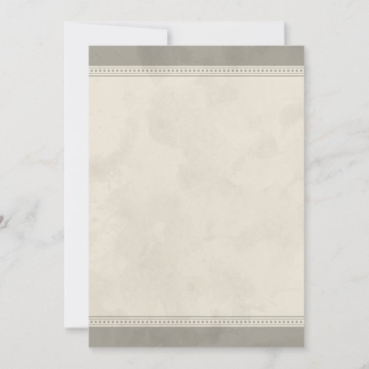 Eisenkreuzung Bridal-Dusche Einladungen (Rückseite)