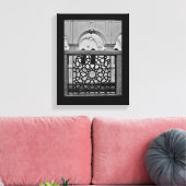 Eisenkunst und Moschee Leinwanddruck (Insitu (Wohnzimmer))