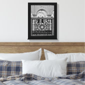Eisenkunst und Moschee Leinwanddruck (Insitu (Schlafzimmer))