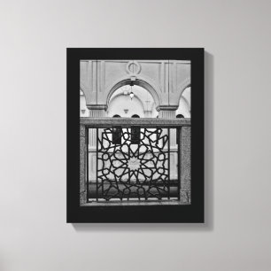 Eisenkunst und Moschee Leinwanddruck
