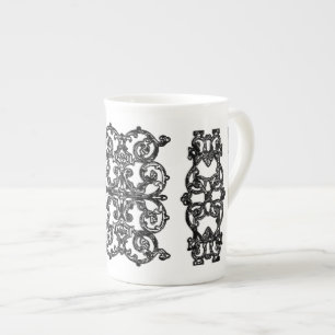 Eisenmitte-Geländer-Tasse  Porzellantasse
