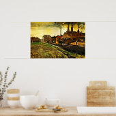 Eisenmühle von Vincent van Gogh in Den Haag Poster (Küche)