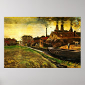Eisenmühle von Vincent van Gogh in Den Haag Poster (Vorne)