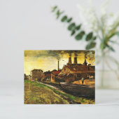 Eisenmühle von Vincent van Gogh in Den Haag Postkarte (Stehend Vorderseite)
