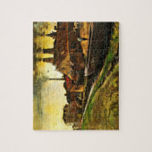 Eisenmühle von Vincent van Gogh in Den Haag Puzzle (Vertikal)