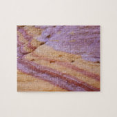 Eisenoxide färben eine Sandsteinformation Puzzle (Horizontal)