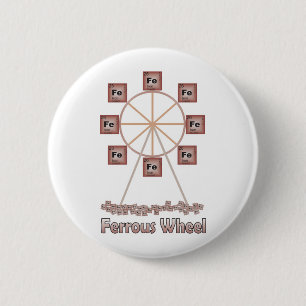Eisenrad-Eisen-Chemie-Einzelteil Button