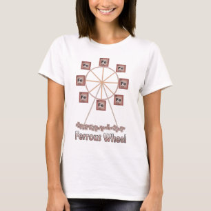 Eisenrad-Eisen-Chemie-Einzelteil T-Shirt
