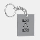 Eisenschärfe Christlich Schlüsselanhänger (Vorderseite links)