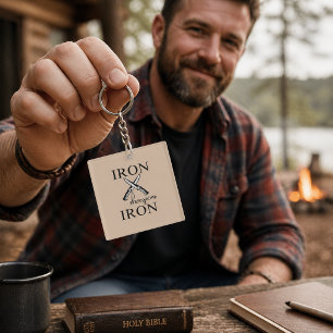 Eisenschärfe Christlich Schlüsselanhänger