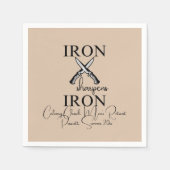 Eisenschärfe Christlich Serviette (Vorderseite)