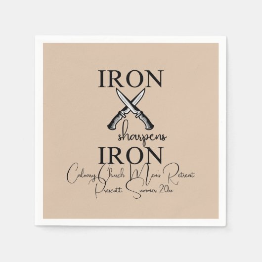 Eisenschärfe Christlich Serviette (Vorderseite)