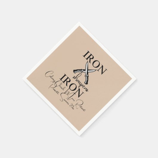 Eisenschärfe Christlich Serviette (Ecke)