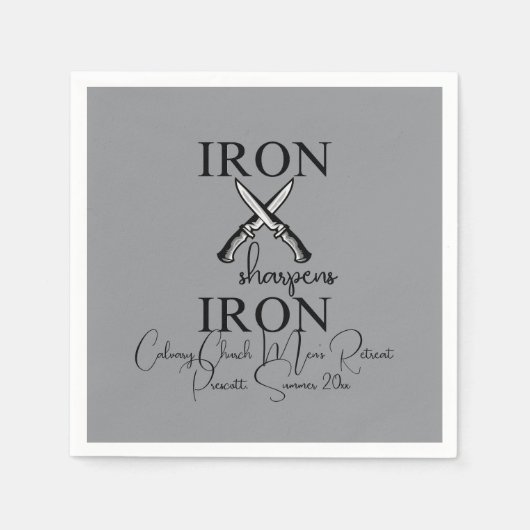 Eisenschärfe Christlich Serviette (Vorderseite)