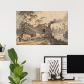 Eisenschmiede am Fluss Kent, Westmorland - Sandby Poster (Heimbüro)