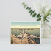 Eisenstange, Llandudno, Wales selten Fotochrom Postkarte (Stehend Vorderseite)