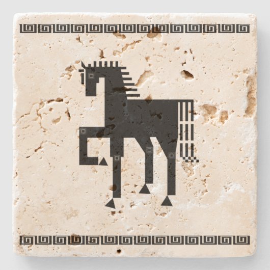 Eisensteine-Untersetzer Steinuntersetzer (Vorderseite)