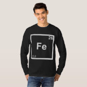 Eisentriathlete Fe Periodic System Swim Bike Run T-Shirt (Vorne ganz)