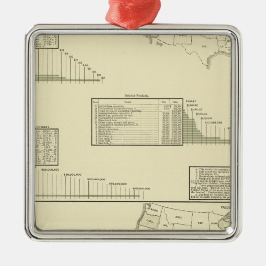 EisenWalzwerke und Hochöfen Ornament Aus Metall (Vorne)