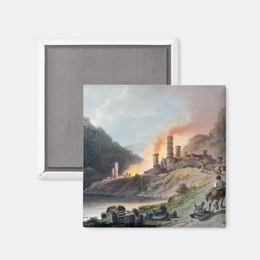 Eisenwerk, Coalbrookdale Magnet (Vorderseite/Rückseite)