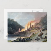 Eisenwerk, Coalbrookdale Postkarte (Vorne/Hinten)