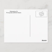 Eisenzaun Postkarte (Rückseite)