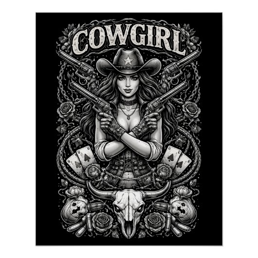 Eiserne Cowgirl Poster (Vorderseite)