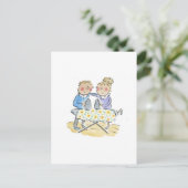 Eiserne Hochzeit Postkarte (Stehend Vorderseite)