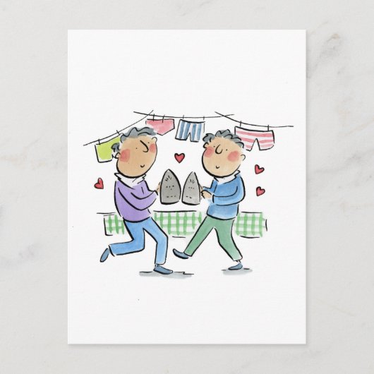 Eiserne Hochzeit Postkarte (Vorderseite)