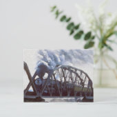 Eiserne Pferde & Eiserne Brücken Postkarte (Stehend Vorderseite)